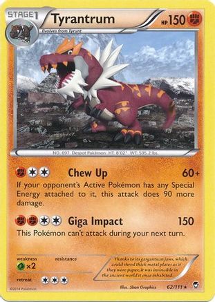 Tyrantrum - 62/111 (Cosmos Holo) 62 - Miscellaneous Cards & Products Holofoil