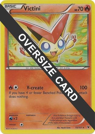 Victini - 15/101 15 - Jumbo Cards Holofoil