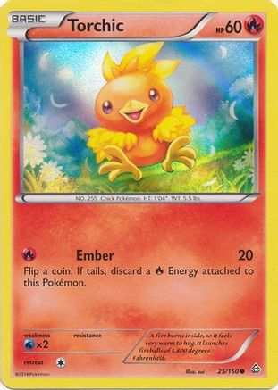 Torchic - 25/160 (Sheen Holo) 25 - Miscellaneous Cards & Products Holofoil