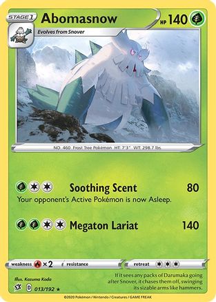 Abomasnow 13/192 - Rebel Clash Reverse Holofoil