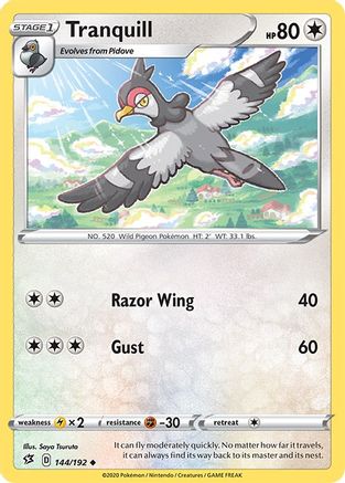 Tranquill 144/192 - Rebel Clash Reverse Holofoil