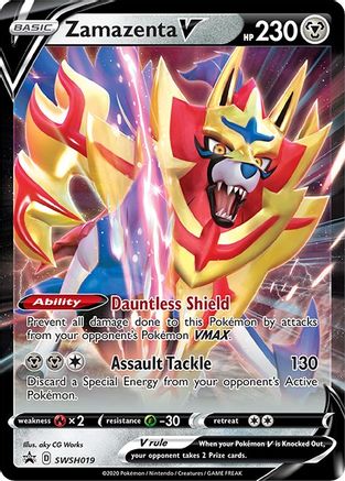 Zamazenta V SWSH019/307 - SWSH Black Star Promos Holofoil