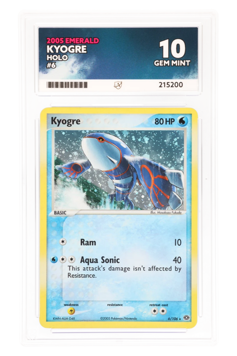 Kyogre - 6/106 - ACE 10 - Emerald - 2005