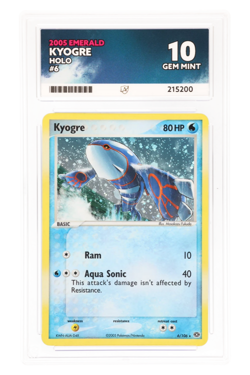 Kyogre - 6/106 - ACE 10 - Emerald - 2005