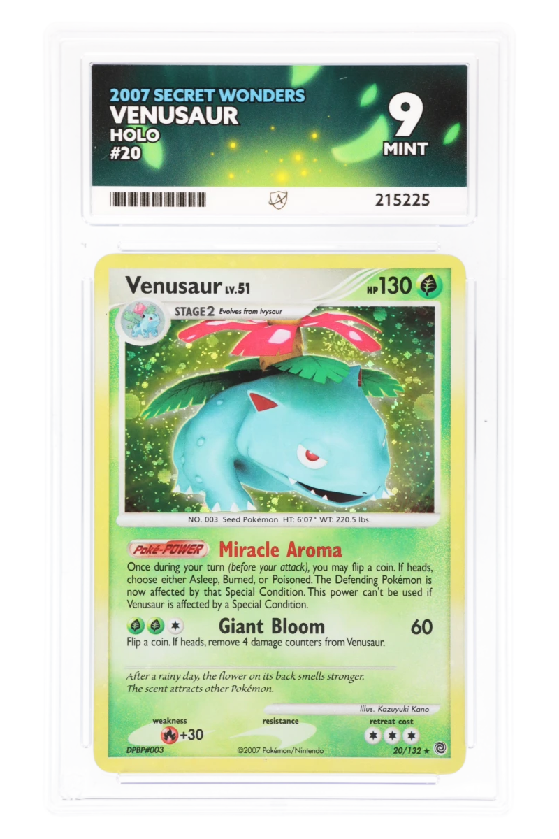 Venusaur 20/132 - ACE 9 - Secret Wonders - 2007 - Holo