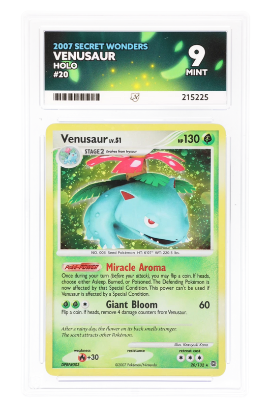 Venusaur 20/132 - ACE 9 - Secret Wonders - 2007 - Holo