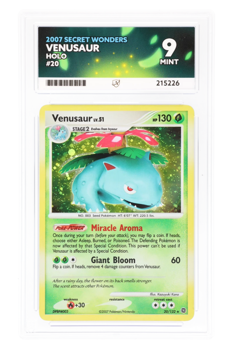 Venusaur 20/132 - ACE 9 - Secret Wonders - 2007 - Holo