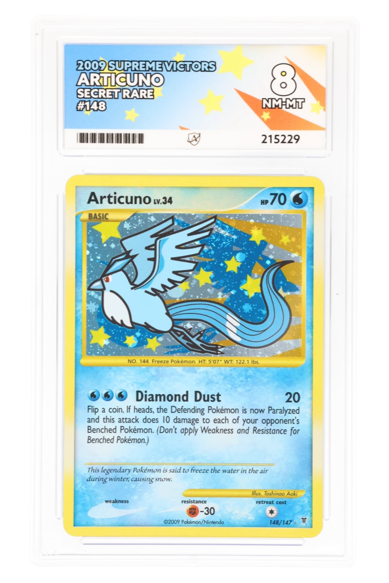 Articuno 148/147 - ACE 8 - Supreme Victors - 2009 - Secret Rare