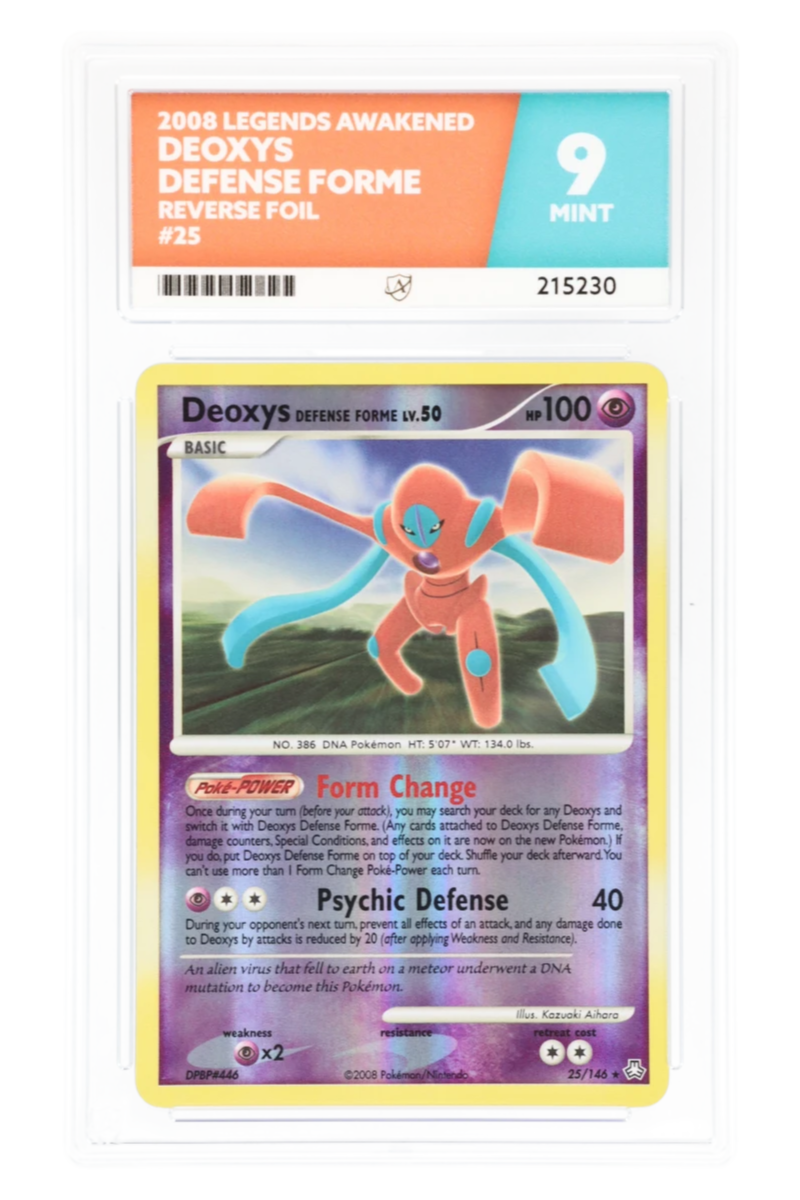 Deoxys Defense Forme 25/146 - ACE 9 - Legends Awakened - 2008 - Reverse Foil