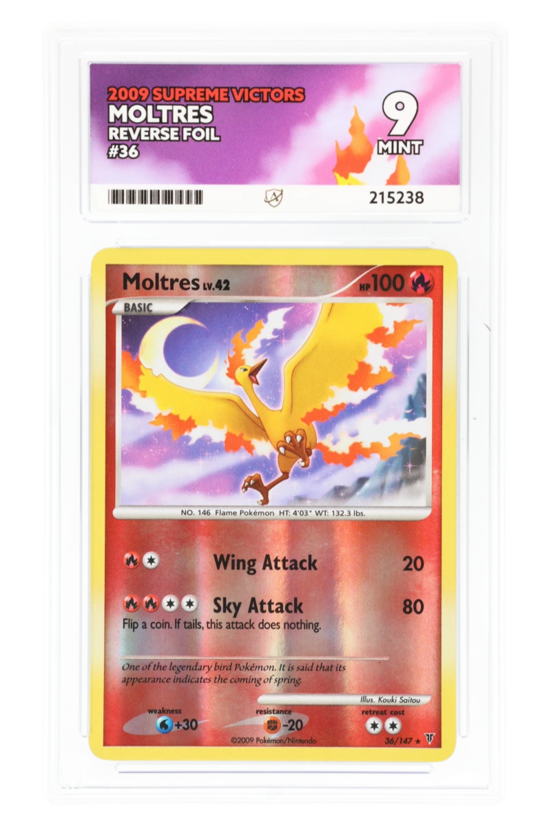 Moltres 36/147 - ACE 9 - Supreme Victors - 2009 - Reverse Foil