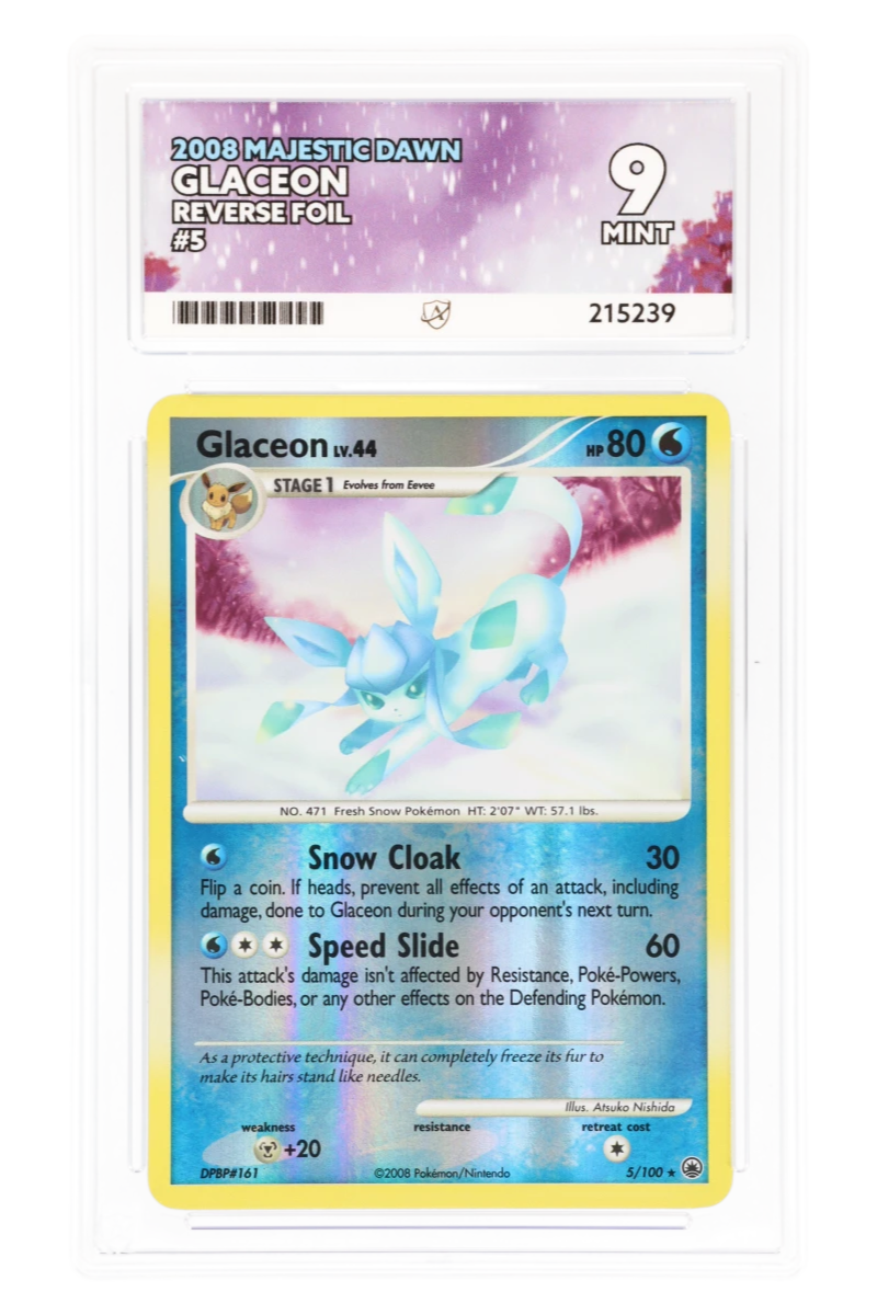 Glaceon - 5/100 - ACE 9 - Majestic Dawn - 2008