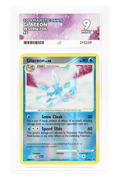 Glaceon - 5/100 - ACE 9 - Majestic Dawn - 2008