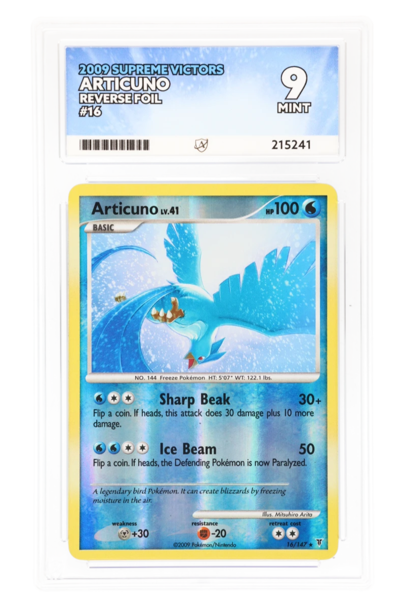 Articuno 16/147 - ACE 9 - Supreme Victors - 2009 - Reverse Foil