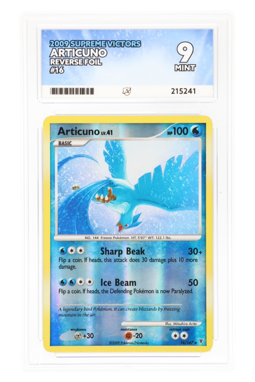 Articuno 16/147 - ACE 9 - Supreme Victors - 2009 - Reverse Foil