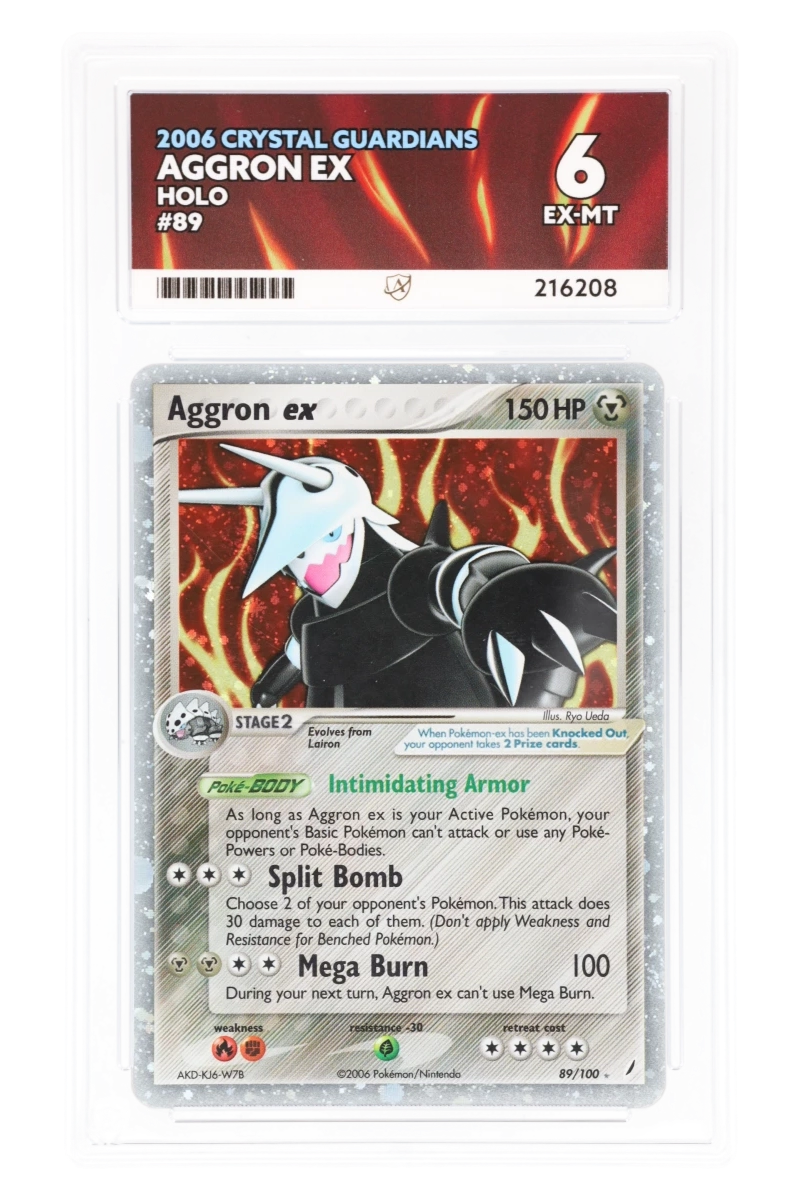 Aggron ex 89/100 - ACE 6 - Crystal Guardians - 2006 - Holo