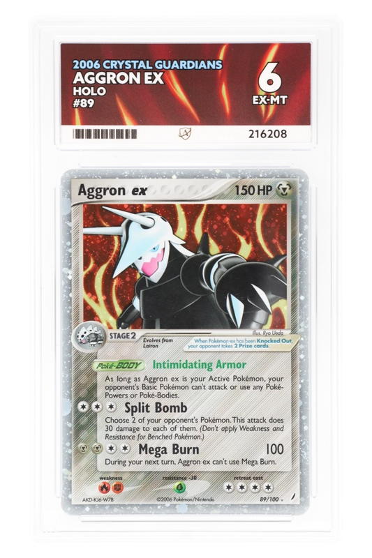 Aggron ex 89/100 - ACE 6 - Crystal Guardians - 2006 - Holo