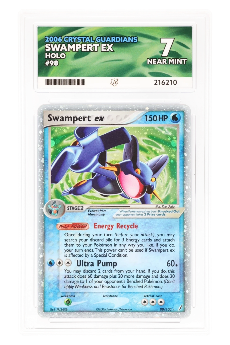 Swampert ex 98/100 - ACE 7 - Crystal Guardians - 2006 - Holo