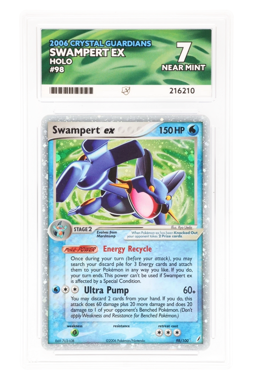 Swampert ex 98/100 - ACE 7 - Crystal Guardians - 2006 - Holo