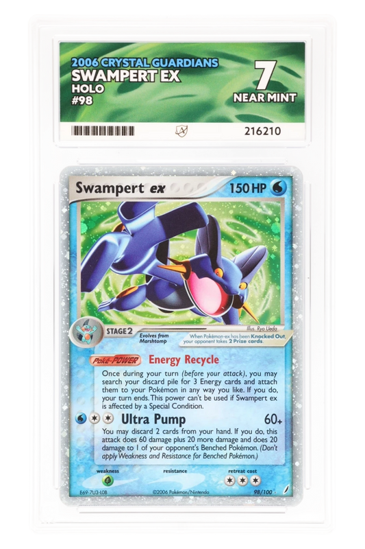 Swampert ex 98/100 - ACE 7 - Crystal Guardians - 2006 - Holo