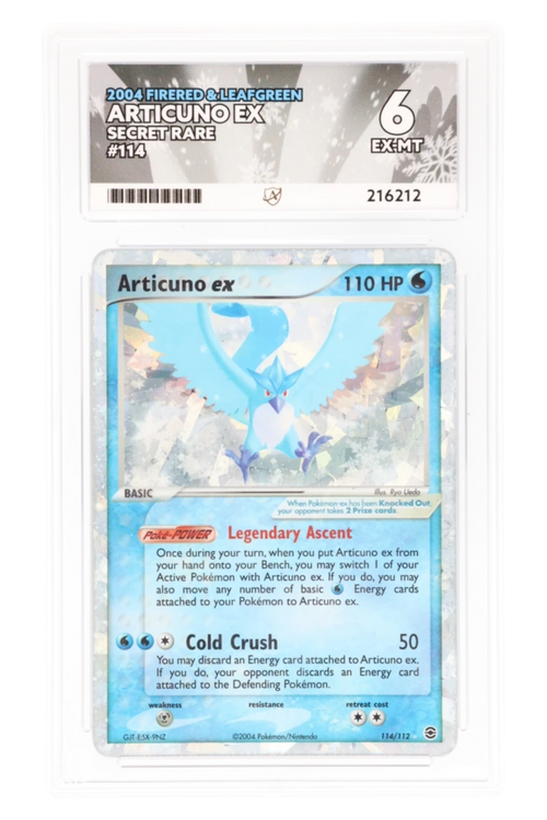 Articuno ex 114/112 - ACE 6 - FireRed & LeafGreen - 2004 - Secret Rare