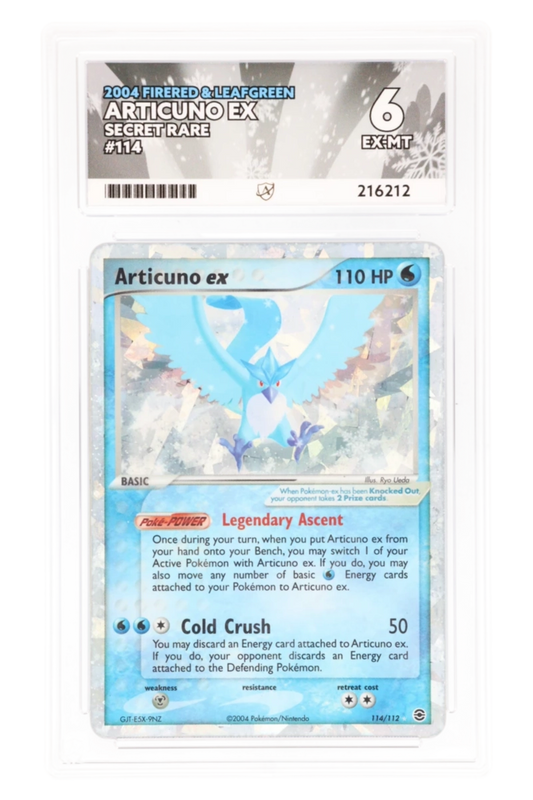 Articuno ex 114/112 - ACE 6 - FireRed & LeafGreen - 2004 - Secret Rare