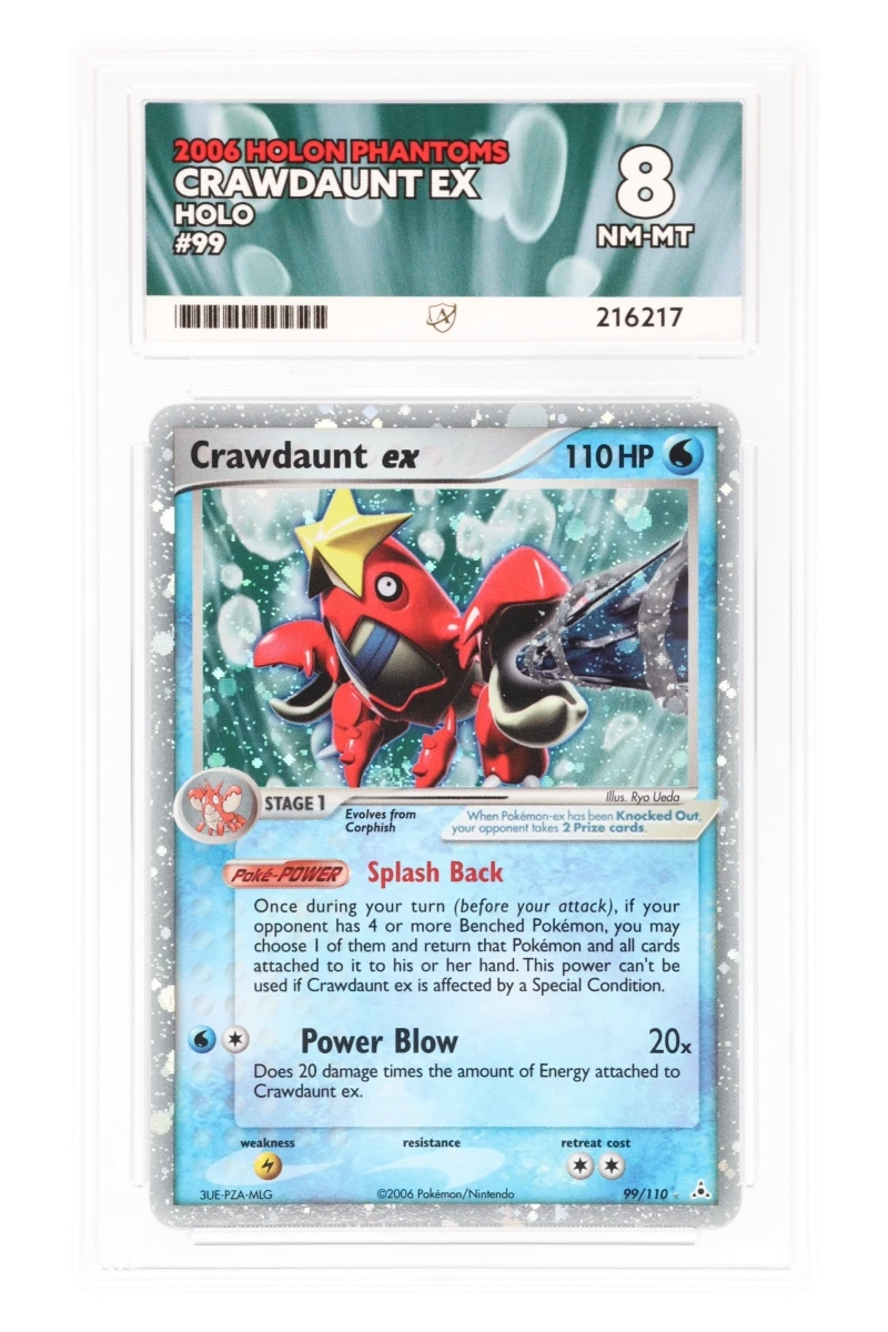 Crawdaunt ex 99/110 - ACE 8 - Holon Phantoms - 2006 - Holo