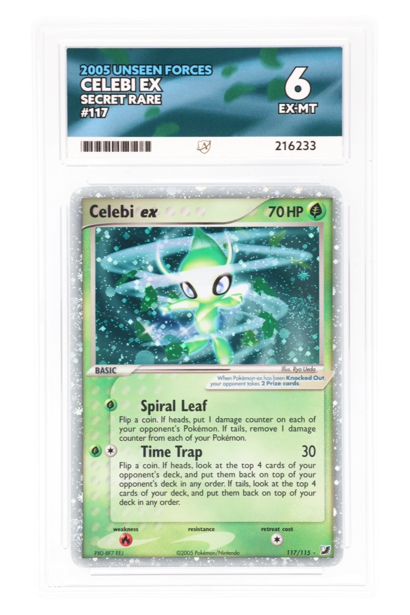 Celebi ex 117/115 - ACE 6 - Unseen Forces - 2005 - Secret Rare