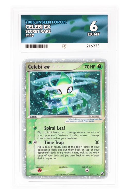 Celebi ex 117/115 - ACE 6 - Unseen Forces - 2005 - Secret Rare