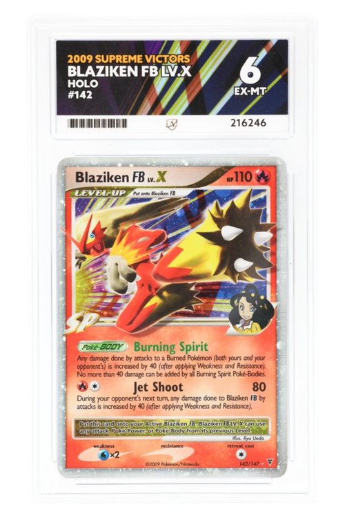 Blaziken FB LV.X 142/147 - ACE 6 - Supreme Victors - 2009 - Holo