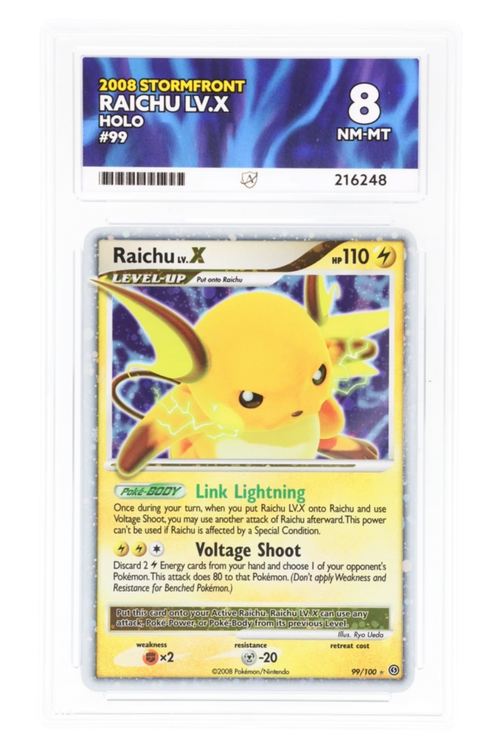 Raichu LV.X 99/100 - ACE 8 - Stormfront - 2008 - Holo