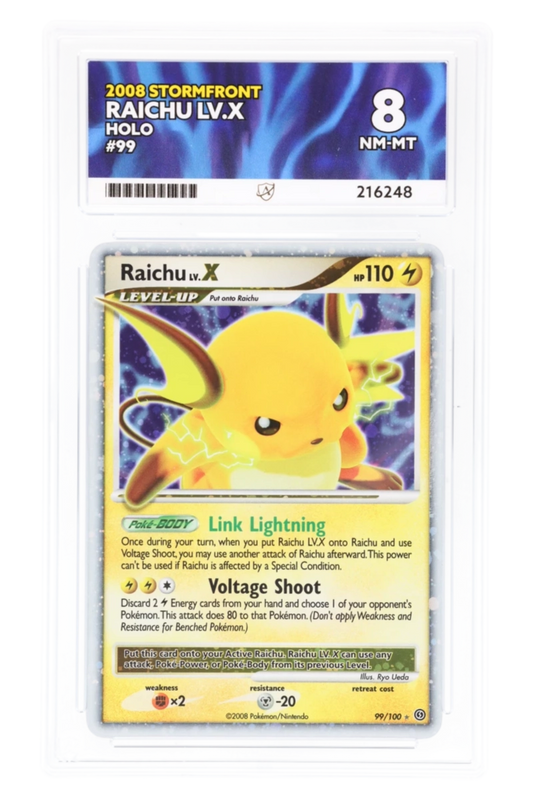 Raichu LV.X 99/100 - ACE 8 - Stormfront - 2008 - Holo