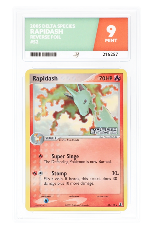 Rapidash 52/113 - ACE 9 - Delta Species - 2005 - Reverse Foil