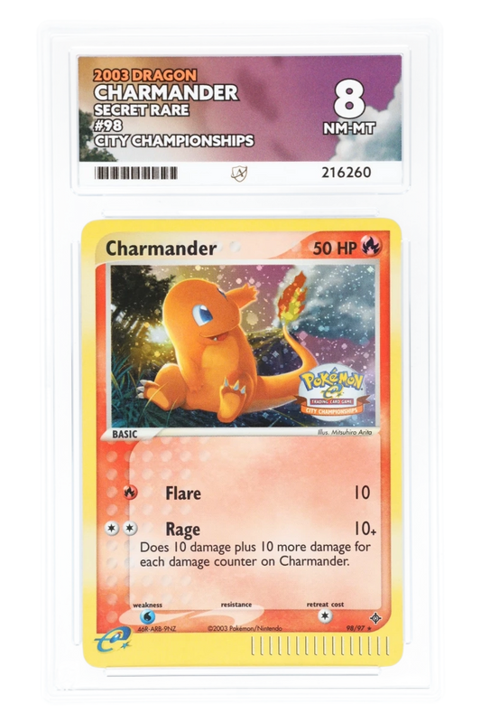 Charmander 98/97 - ACE 8 - Dragon - 2003 - Secret Rare