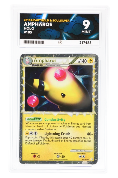 Ampharos 105/123 - ACE 9 - HeartGold & SoulSilver - 2010 - Holo