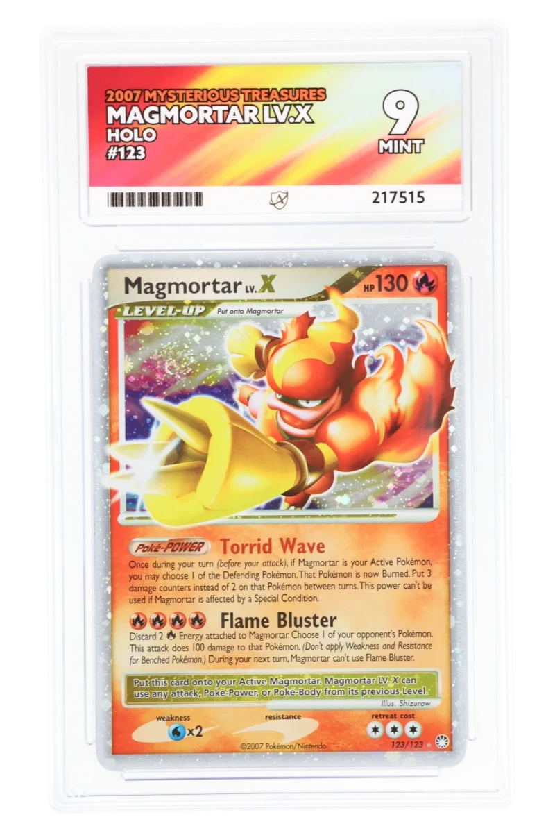 Magmortar LV.X 123/123 - ACE 9 - Mysterious Treasures - 2007 - Holo