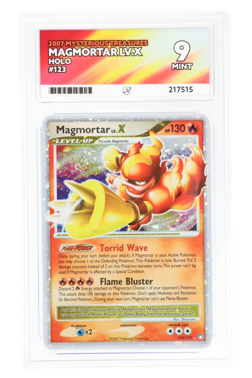 Magmortar LV.X 123/123 - ACE 9 - Mysterious Treasures - 2007 - Holo