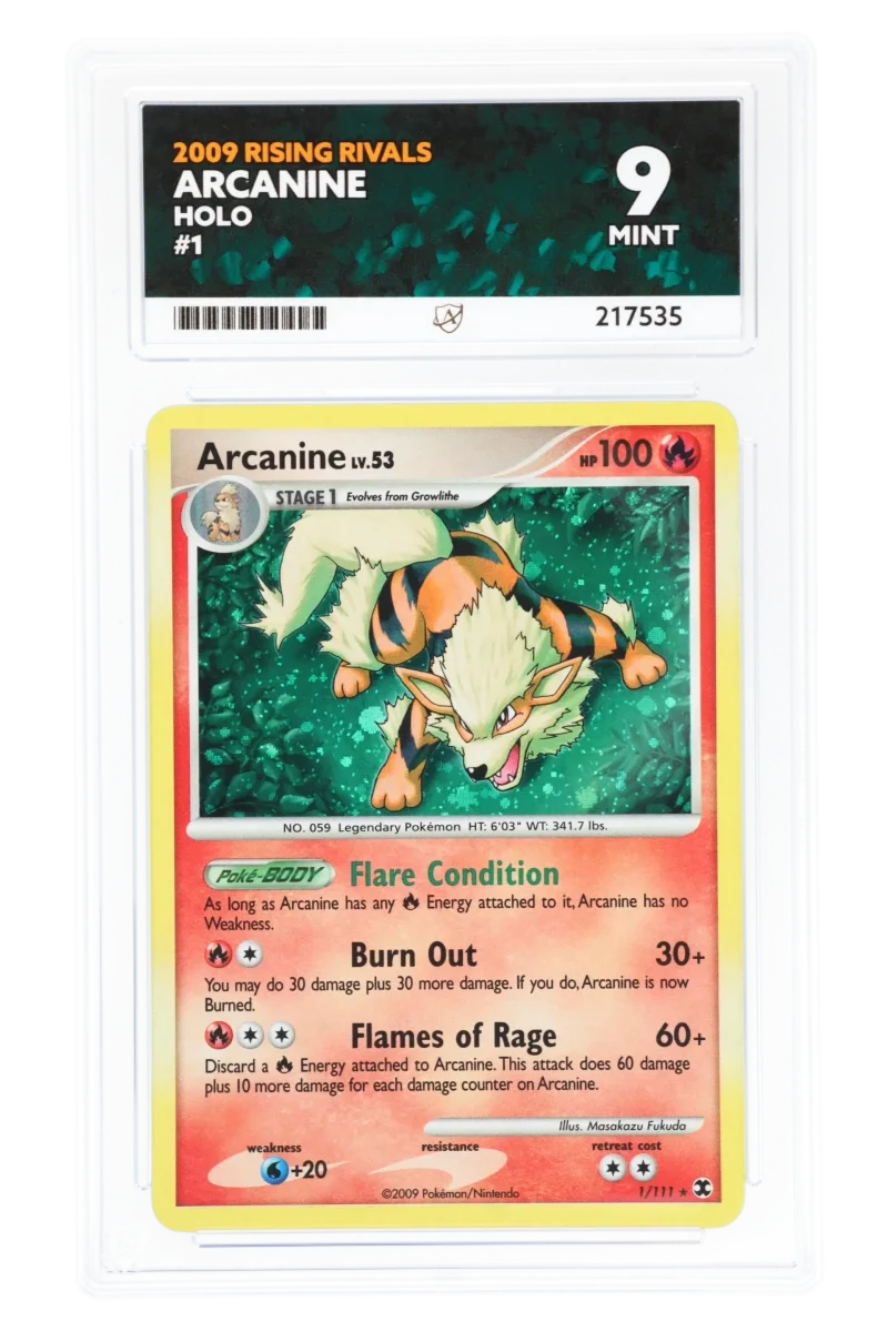 Arcanine - 1/111 - ACE 9 - Rising Rivals - 2009