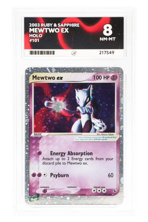 Mewtwo ex 101/109 - ACE 8 - Ruby & Sapphire - 2003 - Holo