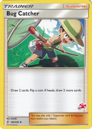 Bug Catcher - 189/236 (#47 Charizard Stamped) 189 - Battle Academy