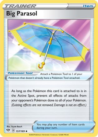 Big Parasol 157/189 - Darkness Ablaze Reverse Holofoil