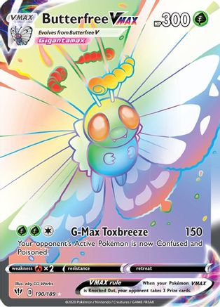 Butterfree VMAX 190/189 - Darkness Ablaze Holofoil