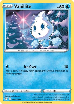 Vanillite 45/189 - Darkness Ablaze Reverse Holofoil