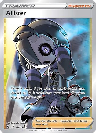 Allister (Full Art) 179/185 - Vivid Voltage Holofoil