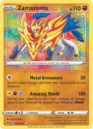 Zamazenta 102/185 - Vivid Voltage Holofoil