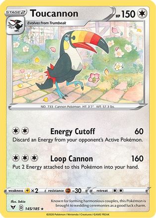 Toucannon 145/185 - Vivid Voltage Reverse Holofoil