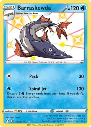 Barraskewda SV032/122 - Shiny Vault Holofoil