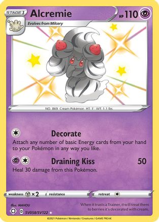 Alcremie SV058/122 - Shiny Vault Holofoil