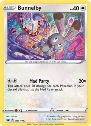 Bunnelby SWSH082/307 - SWSH Black Star Promos Holofoil