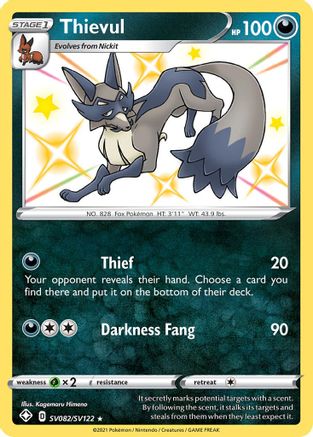 Thievul SV082/122 - Shiny Vault Holofoil