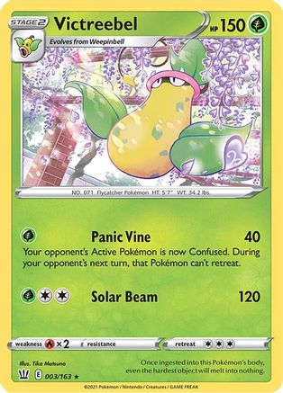 Victreebel 3/163 - Battle Styles Reverse Holofoil